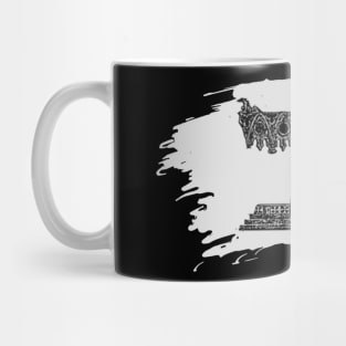 Gothic letter D – Alphabet typography Mug